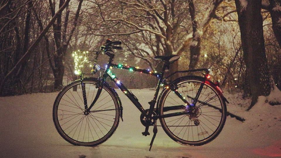 Holiday Bike Lights
